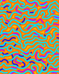 Retro Swirl Bold Pattern Rug