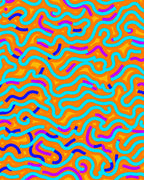 Retro Swirl Bold Pattern Rug