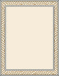 Striped Border Subtle Pattern Rug