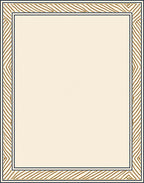 Striped Border Subtle Pattern Rug