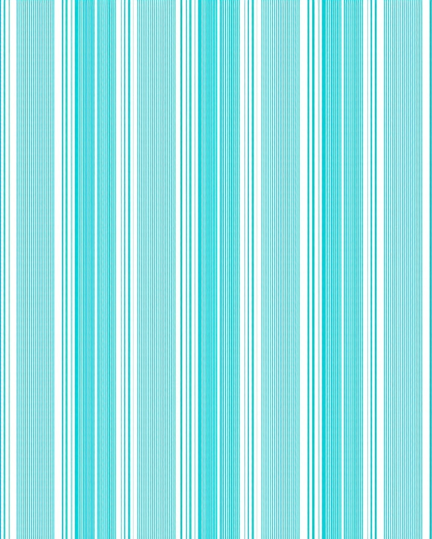 Aqua And White Vertical Stripes Rug