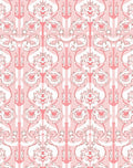 Blush Pink Whimsical Character Pattern Rug