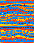 Vibrant Striped Circle Pattern Rug
