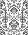 Elegant Floral Damask Pattern Design Rug
