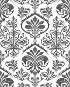 Elegant Floral Damask Pattern Design Rug
