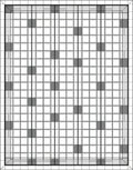 Modern Grid With Dark Squares Design Rug