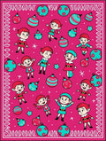 Festive Elf Christmas Ornament Celebration Rug
