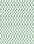 Green Interlocking Diamond Lattice Pattern Rug