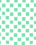 Mint Green Squared Pattern Rug