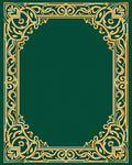Art Nouveau Floral Border Design Rug