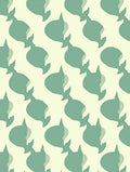 Whale Patterned Repeating Design Rug