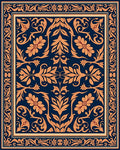 Classic Floral Swirls Pattern Rug
