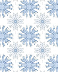 Winter Snowflake Pattern Rug
