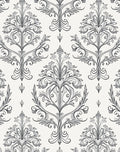 Ornate Floral Damask Pattern Rug