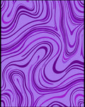 Amethyst Swirl Pattern Rug