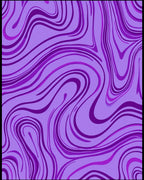 Amethyst Swirl Pattern Rug