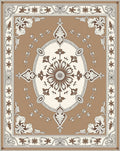 Antique Floral Medallion Design Rug