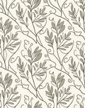 Elegant Natural Leaf Vine Pattern Rug