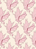 Soft Pink Floral Pattern Design Rug