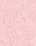 Blush Pink Swirl Pattern Rug
