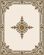 Ornate Border 2 Central Medallion Rug