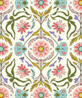 Vintage Floral Garden Pattern Rug