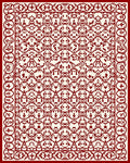 Intricate Floral Patterned Textile Design Rug