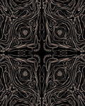 Abstract Organic Swirls Pattern Rug