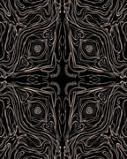 Abstract Organic Swirls Pattern Rug