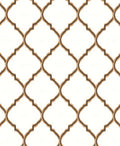 Elegant Lattice Patterned Beige Rug