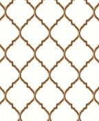 Elegant Lattice Patterned Beige Rug