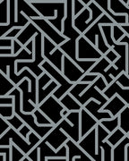 Modern Intersecting Lines Pattern Rug