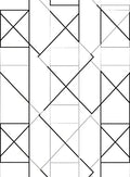 Bold Geometric Interlocking Pattern Rug