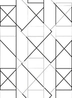 Bold Geometric Interlocking Pattern Rug