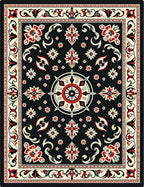 Classic Floral Starburst Pattern Rug