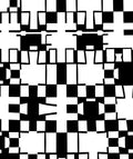 Abstract Geometric Distortion Pattern Rug