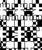 Abstract Geometric Distortion Pattern Rug