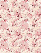 Abstract Floral Swirls Pattern Rug