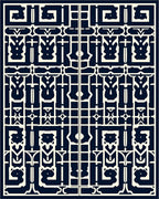 Intricate Graphic Pattern Design Rug