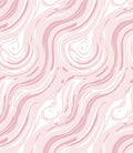 Soft Pink Swirl Pattern Rug