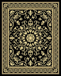 Ancient Floral Inlay Patterned Rug