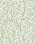 Natural Vine Leaf Outline Pattern Rug