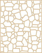Organic Stone Pattern Modern Design Rug
