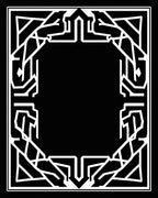 Geometric Abstract Linear Motif Design Rug