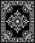 Vintage White Floral Inspired Pattern Rug