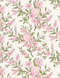 Pink Blossom Bird Pattern Design Rug