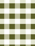 Olive Cream Buffalo Check Pattern Rug