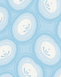 Abstract Blue White Agate Pattern Rug
