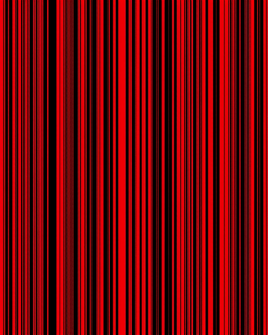 Bold Red Black Vertical Stripe Rug