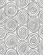 Abstract Swirls Geometric Pattern Rug
